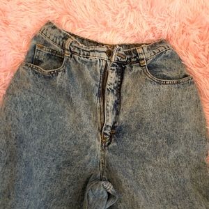 Acid Wash HIGH waisted mom jeans
